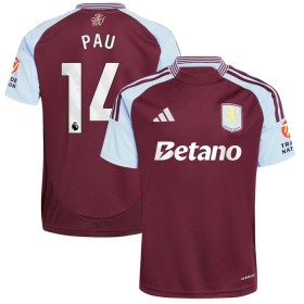 Günstige Fußballtrikots Aston Villa Pau 14 Heimtrikot 2024-25 Kurzarm